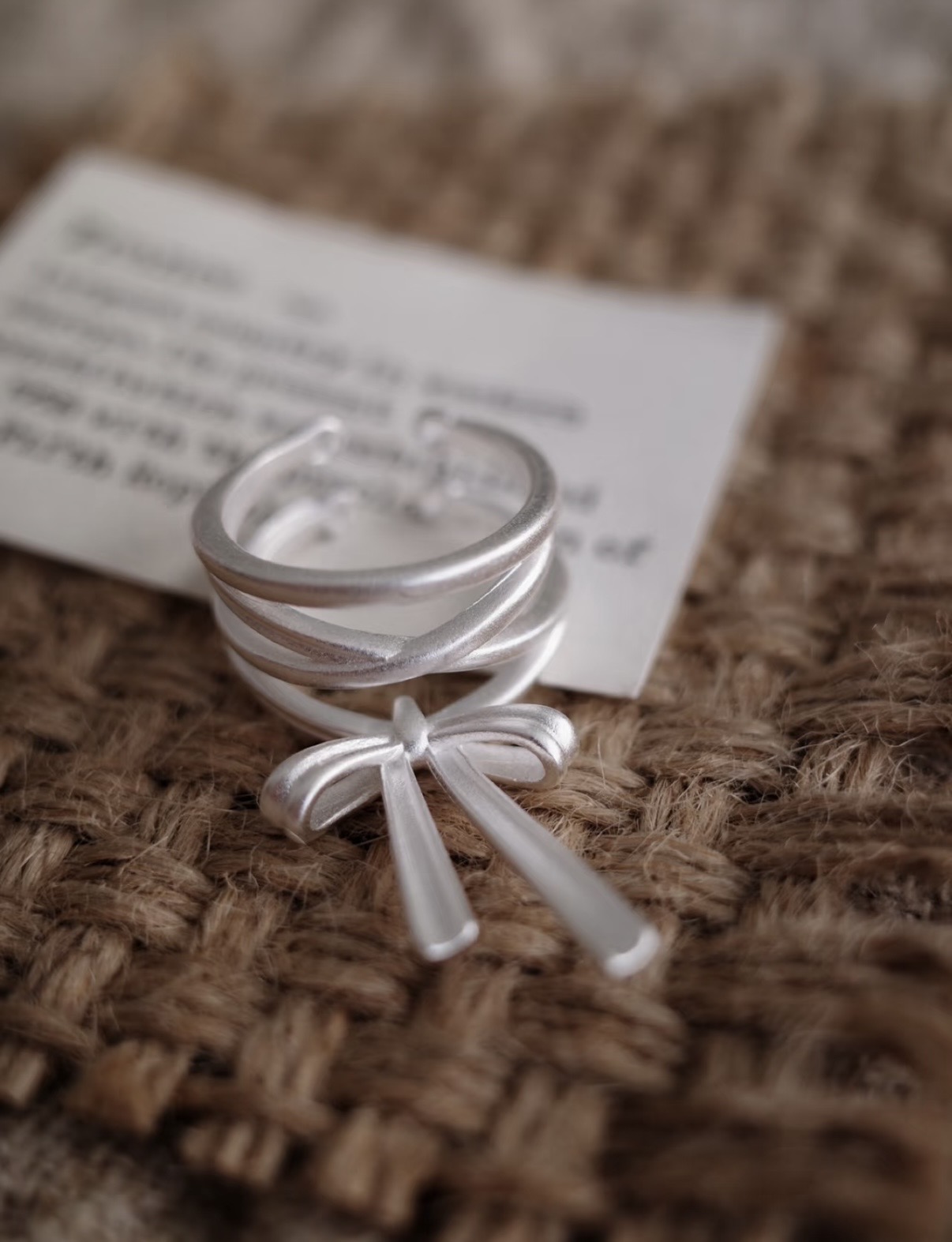 Coquette Bow Ballet Ring - View 2