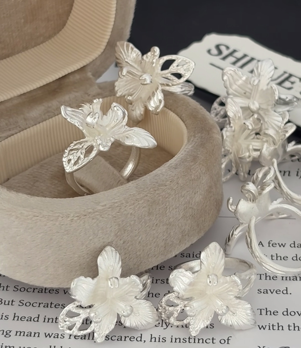 Orchid Flower Ring
