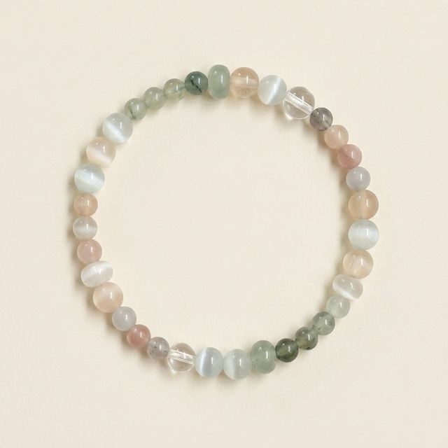Ethereal Summer Mist Gemstone Bracelet